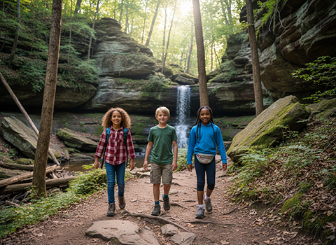 Hocking Hills State Park Old Man’s Cave Trail